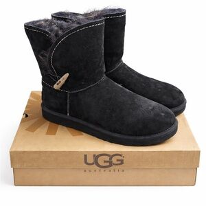 UGG Meadow Black Suede Boots